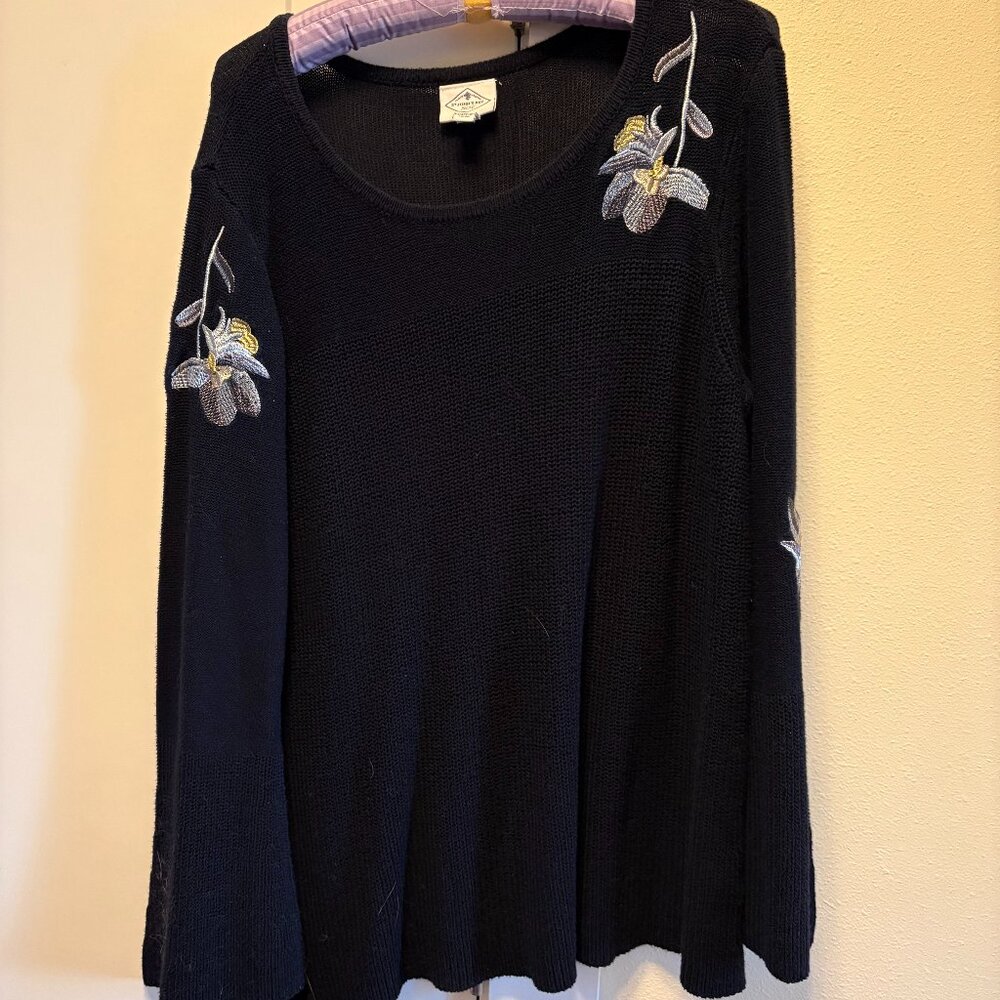 Women's St. John's Bay Sweater - Black - XL